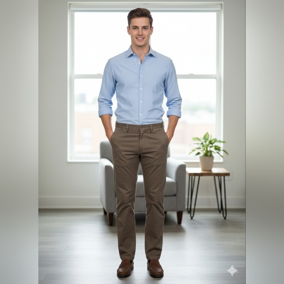 Bearbottom Other - Men's Bearbottom Casual Pants - Brown - Elastic Waist - Size 32 / 32 - EUC